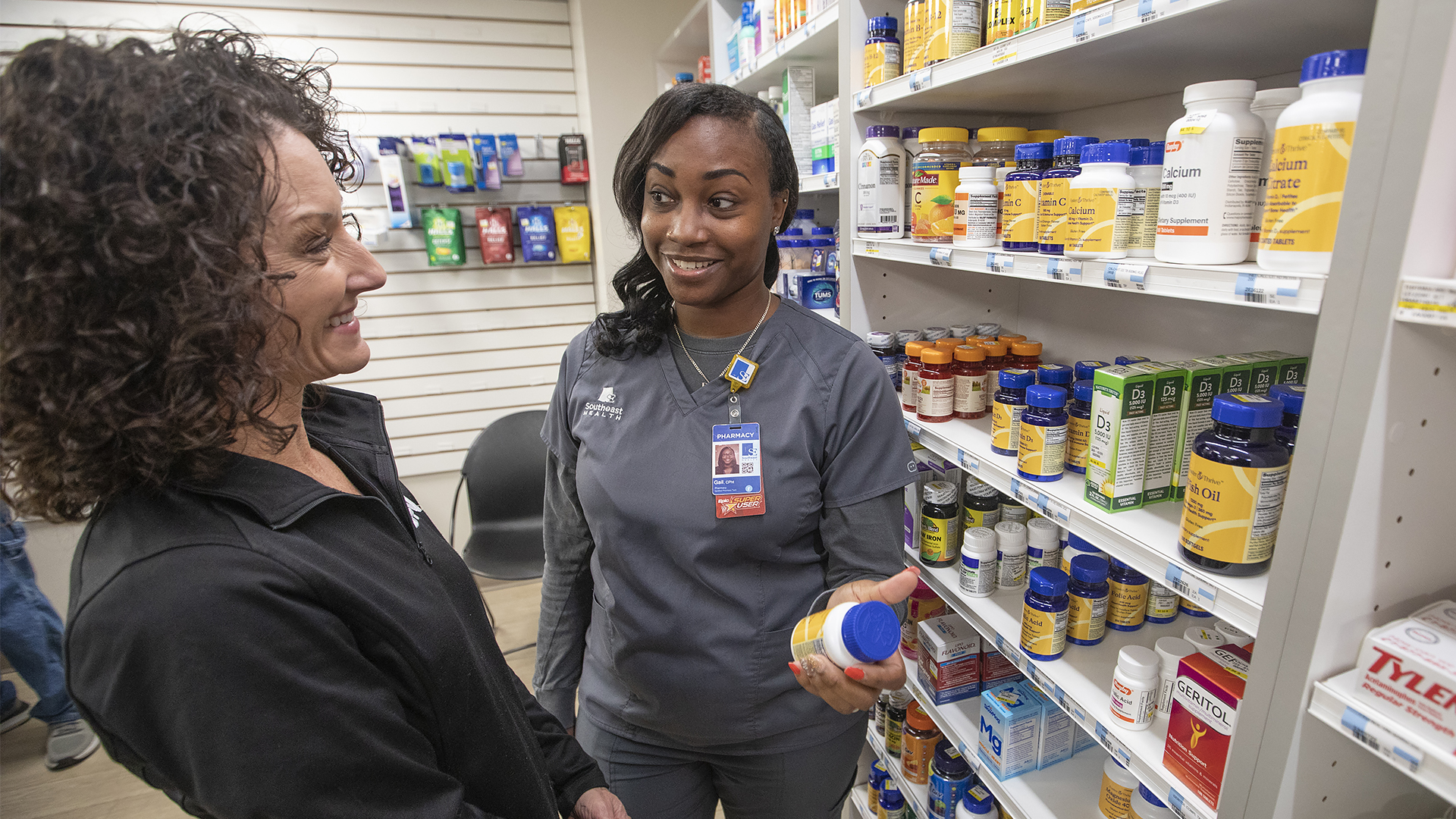 9921PharmacyGailWithGuest